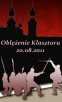 Plakat z tekstem "Oblężenie Klasztoru 20.08.2011"
