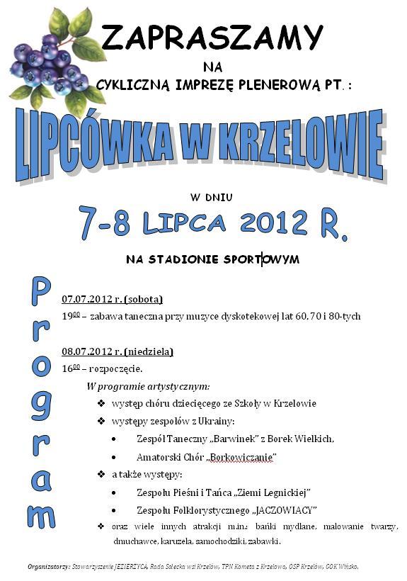 Lipcówka plakat